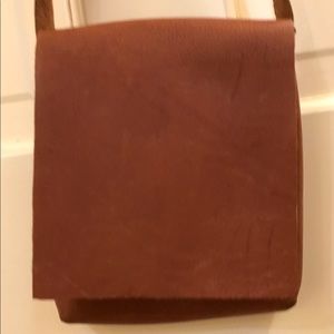 Handmade  in Santa Fe, NM, Leather Crossbody Purse